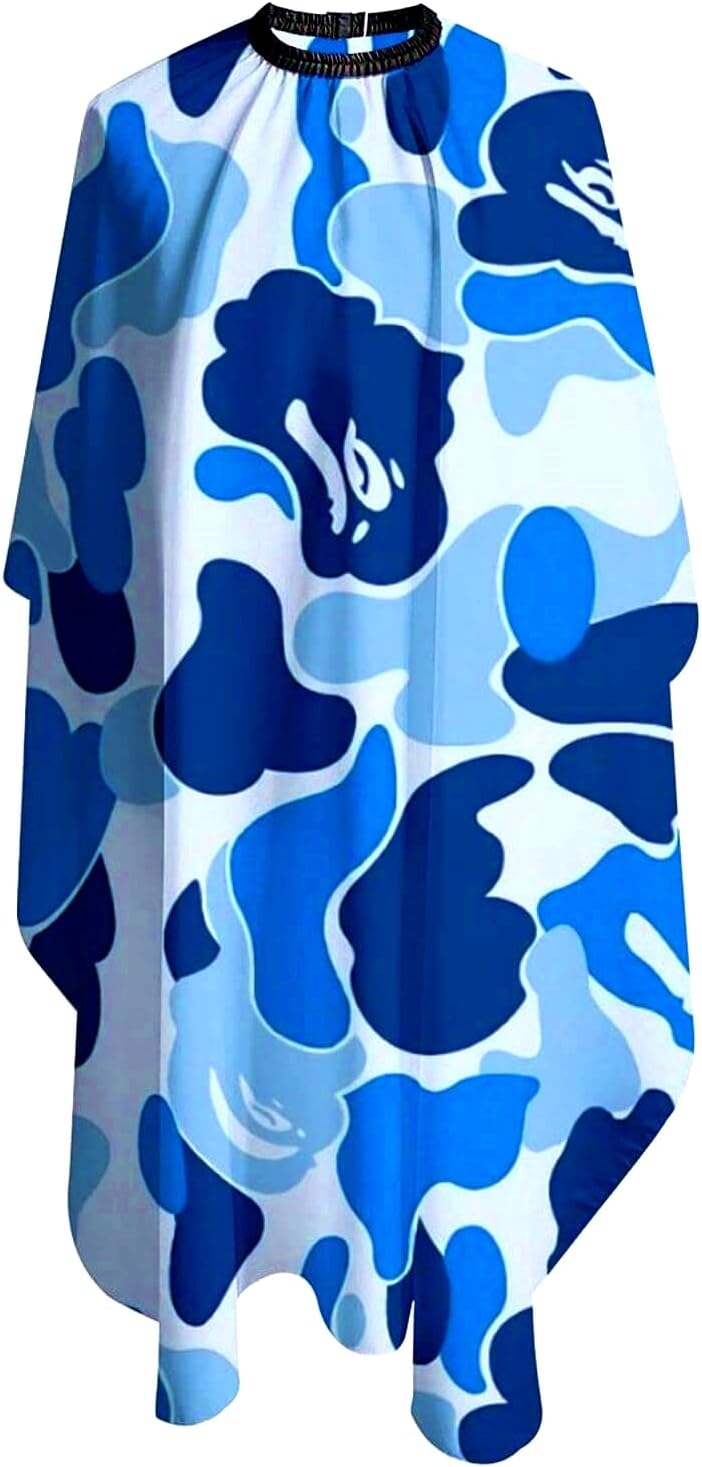 Adult Barber Cape,Camo Camouflage Professional Salon Haircut Capes,Haircut Kit Hairdressing Apron