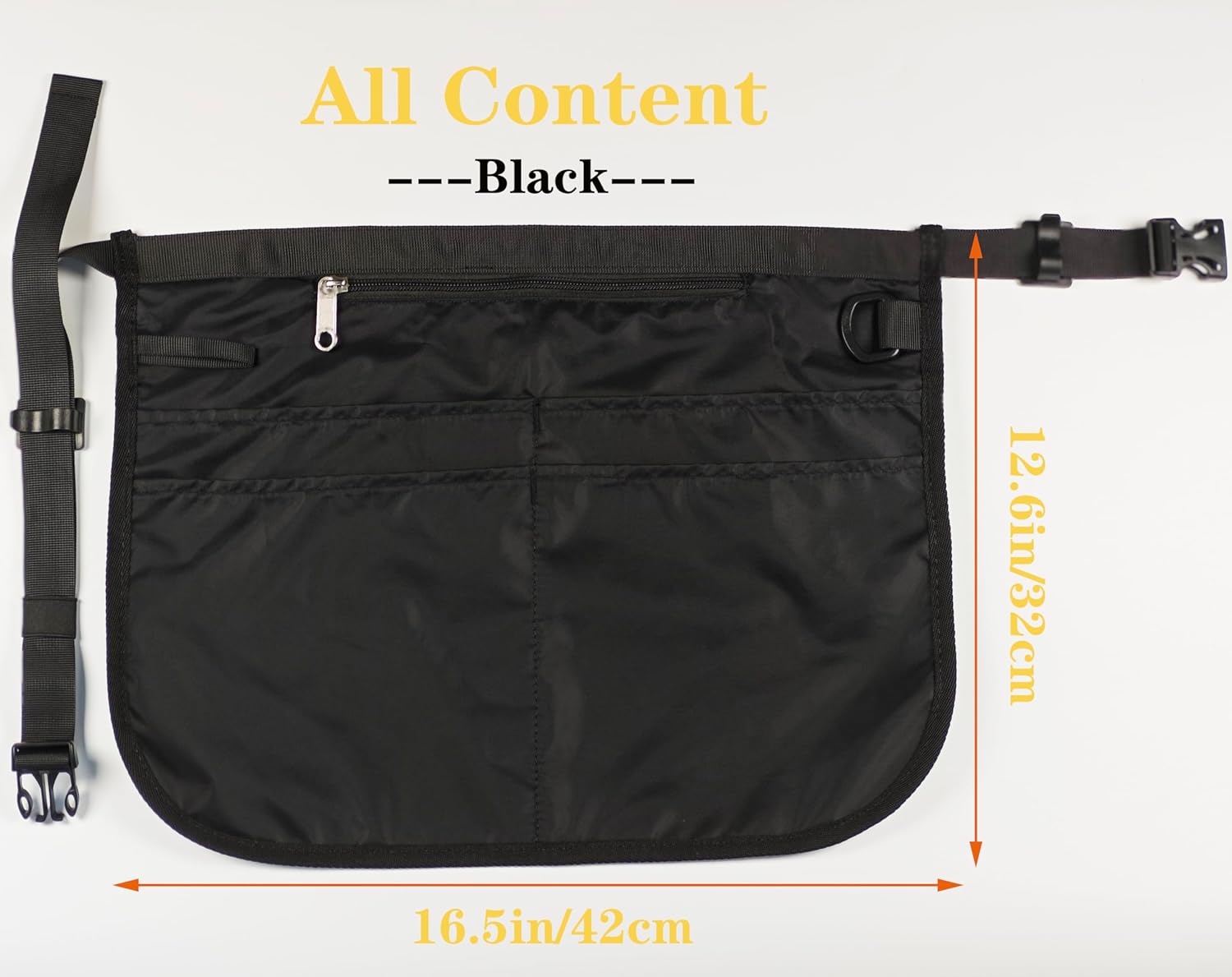 Barber Apron with 5 Pockets, Waterproof and Bleach-proof Hair Stylist Apron for Men and Women